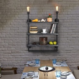 Seinävalaisimet Mini Style Rustic Lodge Metal