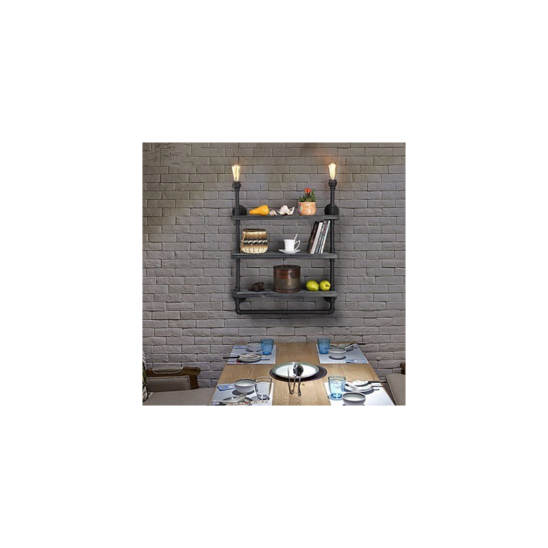 Seinävalaisimet Mini Style Rustic Lodge Metal