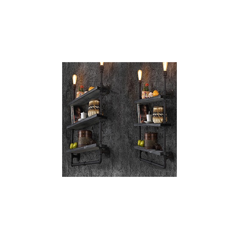 Seinävalaisimet Mini Style Rustic Lodge Metal