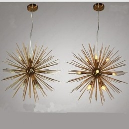 Retro Imitation Copper Creative line 12 kattokruunu