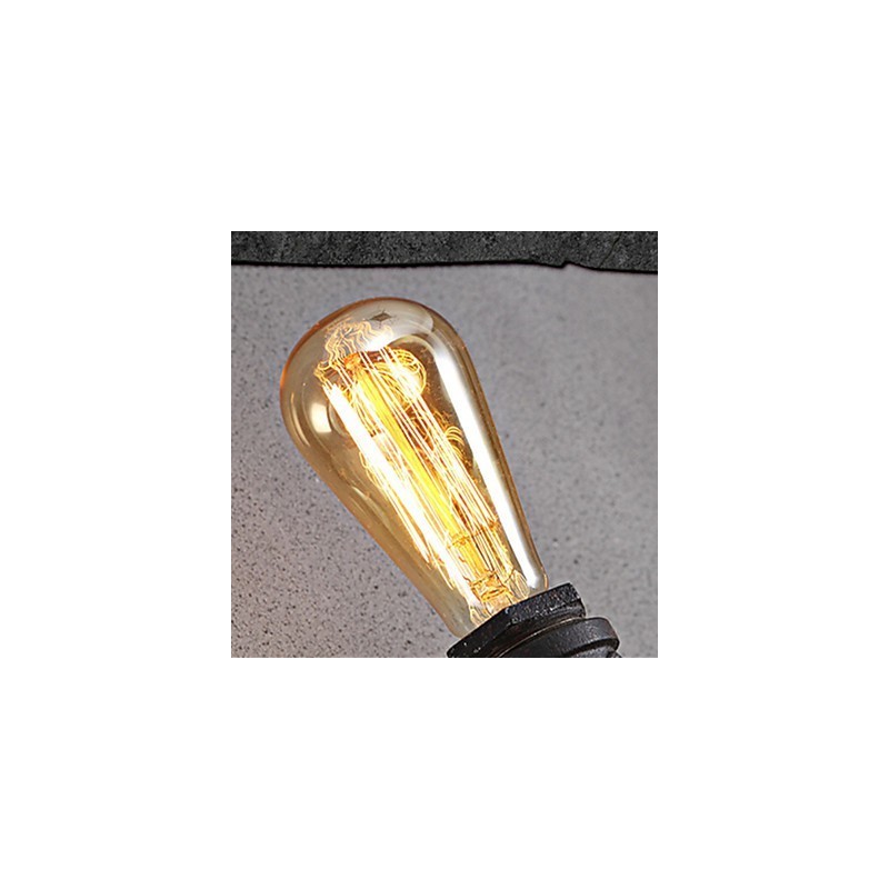 Seinävalaisimet Mini Style Rustic Lodge Metal