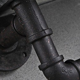 Seinävalaisimet Mini Style Rustic Lodge Metal