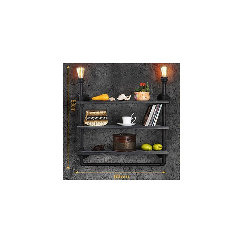 Seinävalaisimet Mini Style Rustic Lodge Metal