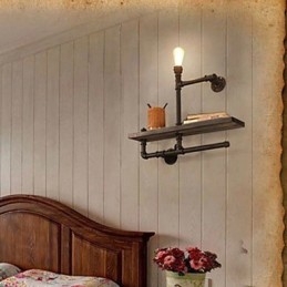 Seinävalaisimet Mini Style Rustic Lodge Metal