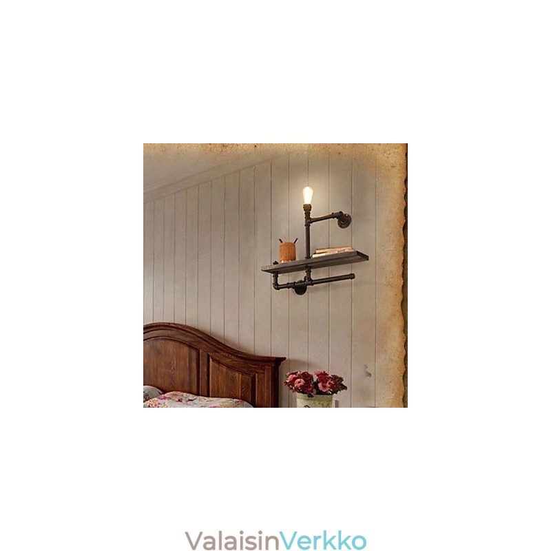 Seinävalaisimet Mini Style Rustic Lodge Metal