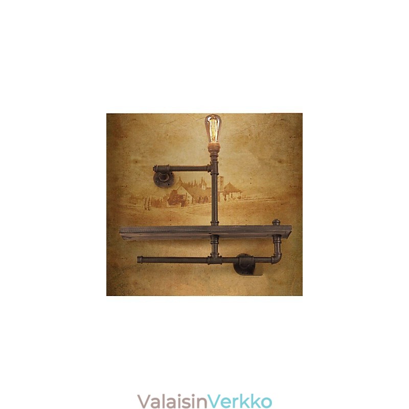 Seinävalaisimet Mini Style Rustic Lodge Metal