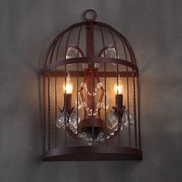 Minityyliset seinävalaisimet Rustic Lodge Metal