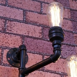 Minityyliset seinävalaisimet Rustic Lodge Metal
