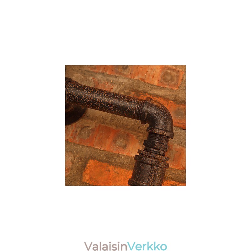 Retro Bar Iron Seinävalaisimet Mini Style Rustic Lodge Metal