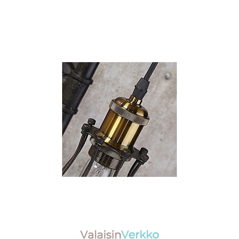 Seinävalaisimet Mini Style Rustic Lodge Metal