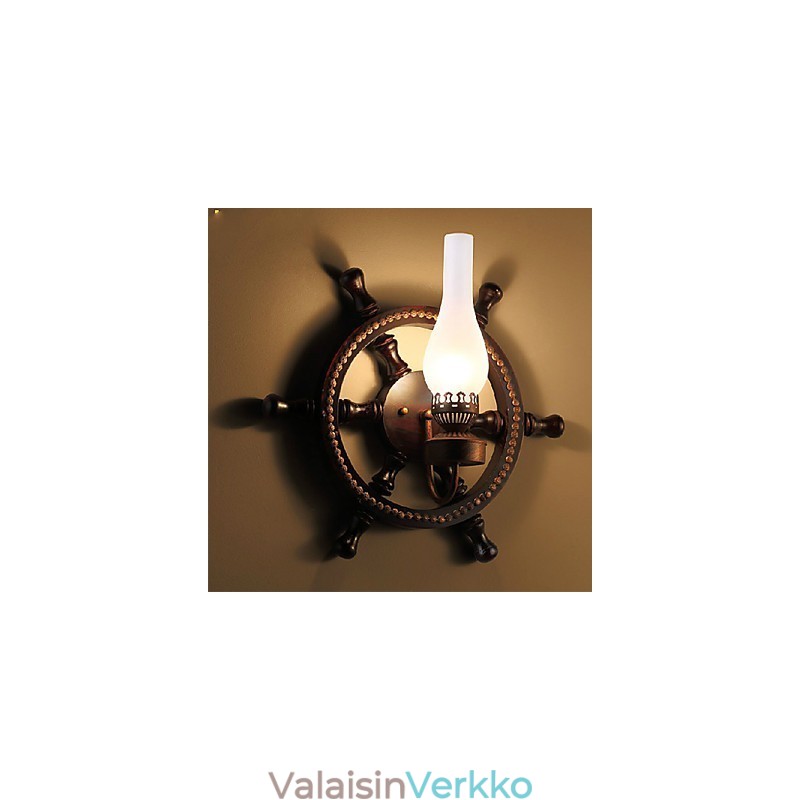 Seinävalaisin Yksi valo ja lasi