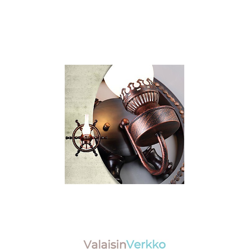 Seinävalaisin Yksi valo ja lasi
