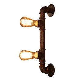 Seinävalaisimet Mini Style Rustic Lodge Metal