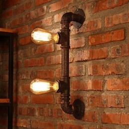 Seinävalaisimet Mini Style Rustic Lodge Metal