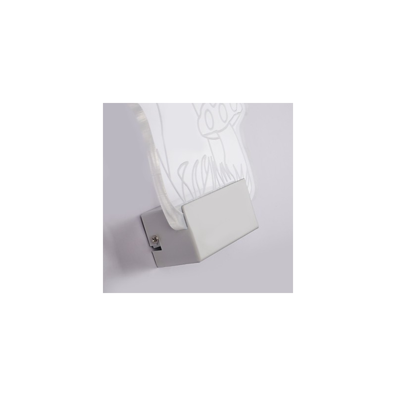 Akryyliseinävalaisin PVC-lamppu Valo moderni nykyaikainen metalli