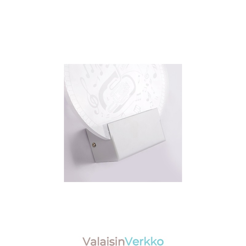 Akryyliseinävalaisin PVC-lamppu Valo moderni nykyaikainen metalli