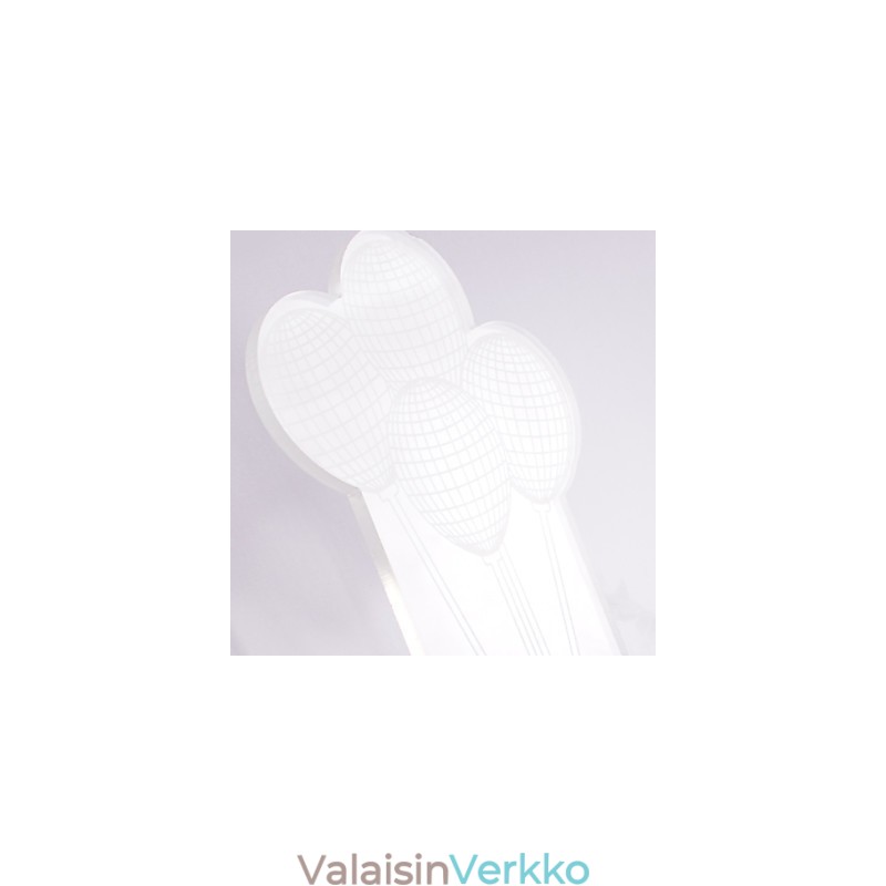 Akryyliseinävalaisin PVC-lamppu Valo moderni nykyaikainen metalli