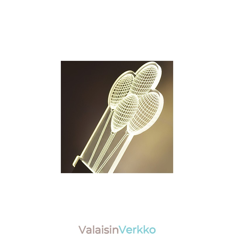 Akryyliseinävalaisin PVC-lamppu Valo moderni nykyaikainen metalli