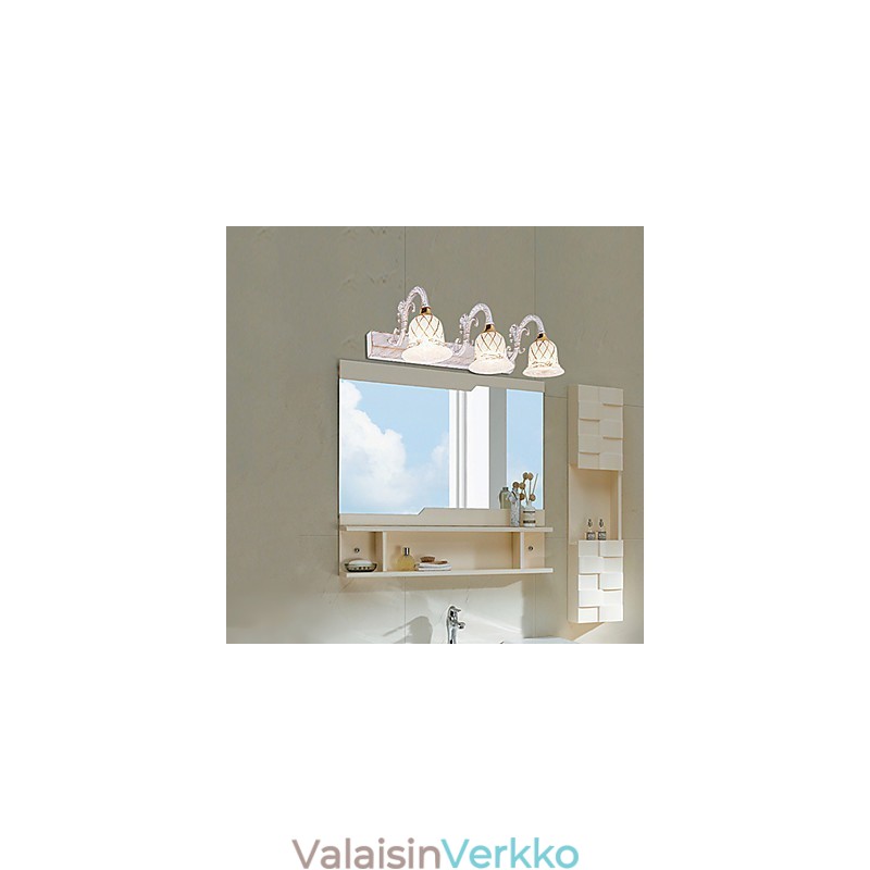 Seinävalaisimet kylpyhuoneeseen Moderni nykyaikainen metalli