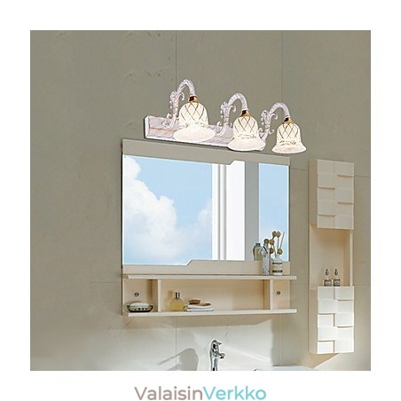 Seinävalaisimet kylpyhuoneeseen Moderni nykyaikainen metalli