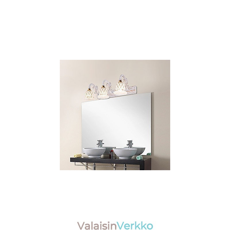 Seinävalaisimet kylpyhuoneeseen Moderni nykyaikainen metalli