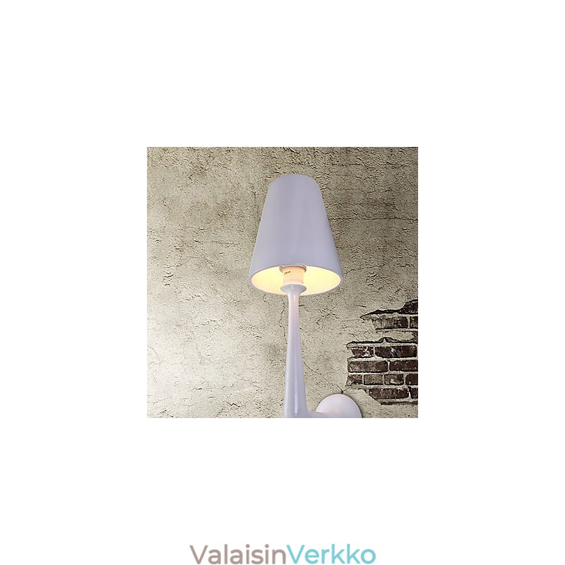 Continental Lron Single Wall Lamp Hotellin seinävalaisin