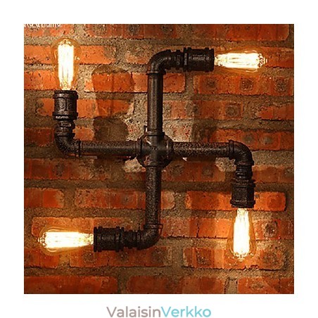 Seinävalaisimet Mini Style Rustic Lodge Metal