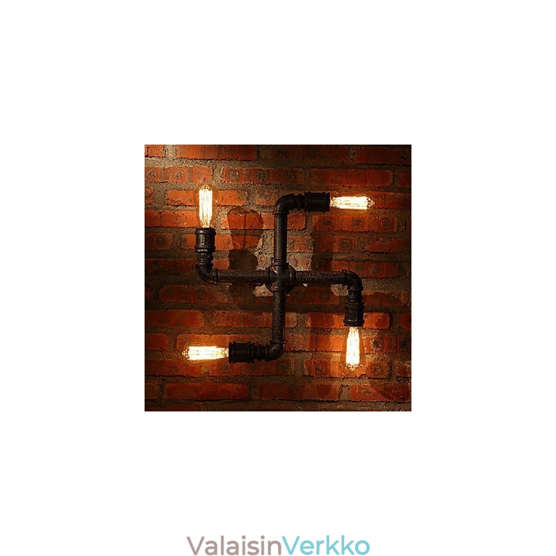 Seinävalaisimet Mini Style Rustic Lodge Metal