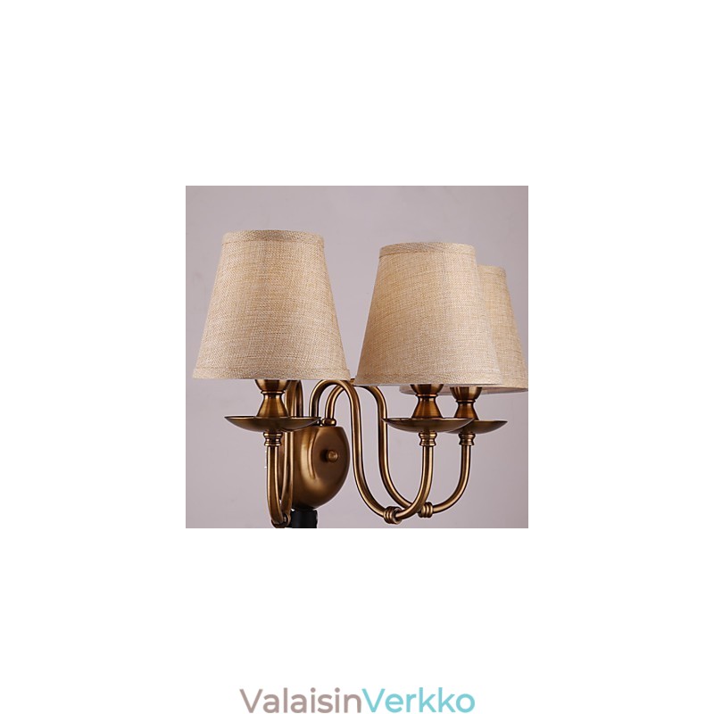 Seinävalaisimet lukuvalaisimet Mini-tyylinen maalaismainen Lodge Metal
