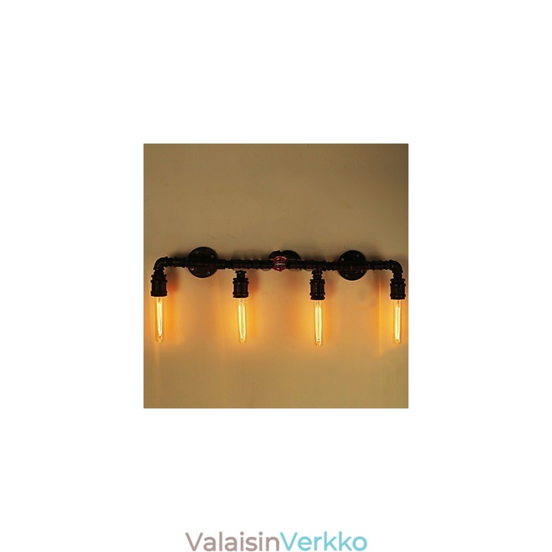 Minityyliset seinävalaisimet Rustic Lodge Metal