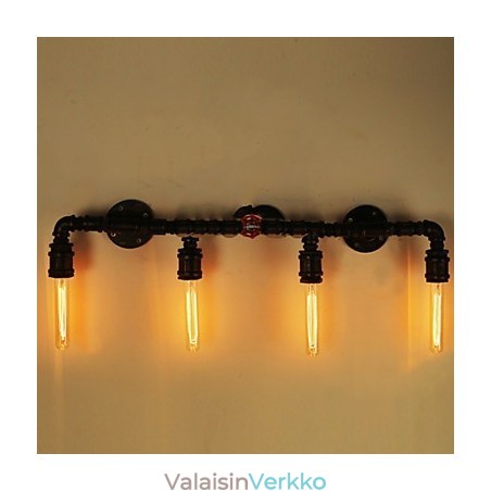 Minityyliset seinävalaisimet Rustic Lodge Metal