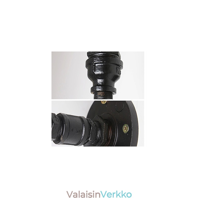 Minityyliset seinävalaisimet Rustic Lodge Metal