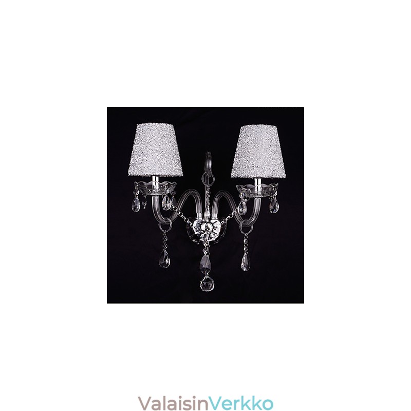 Crystal seinävalaisimet perinteistä klassista lasia