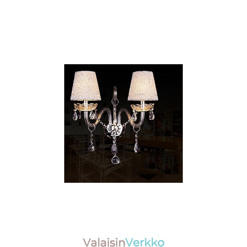 Crystal seinävalaisimet perinteistä klassista lasia