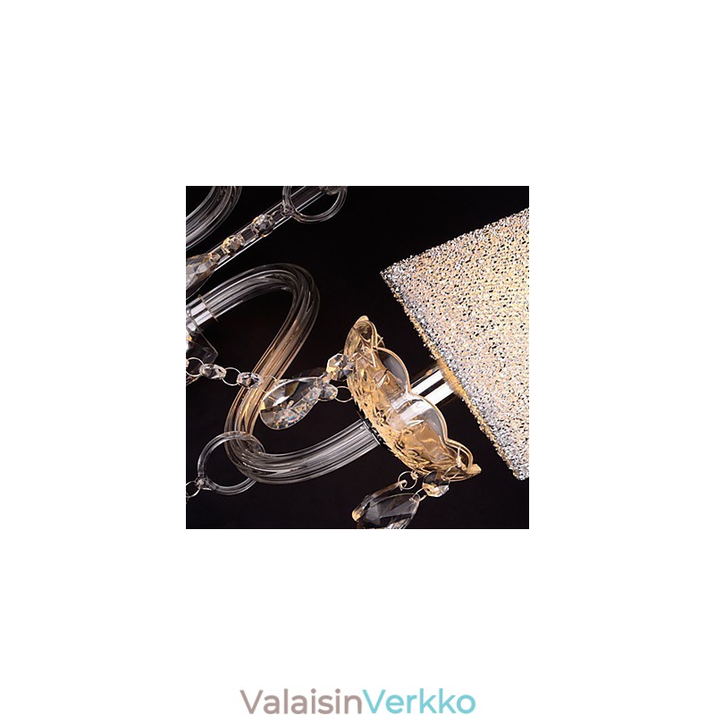 Crystal seinävalaisimet perinteistä klassista lasia
