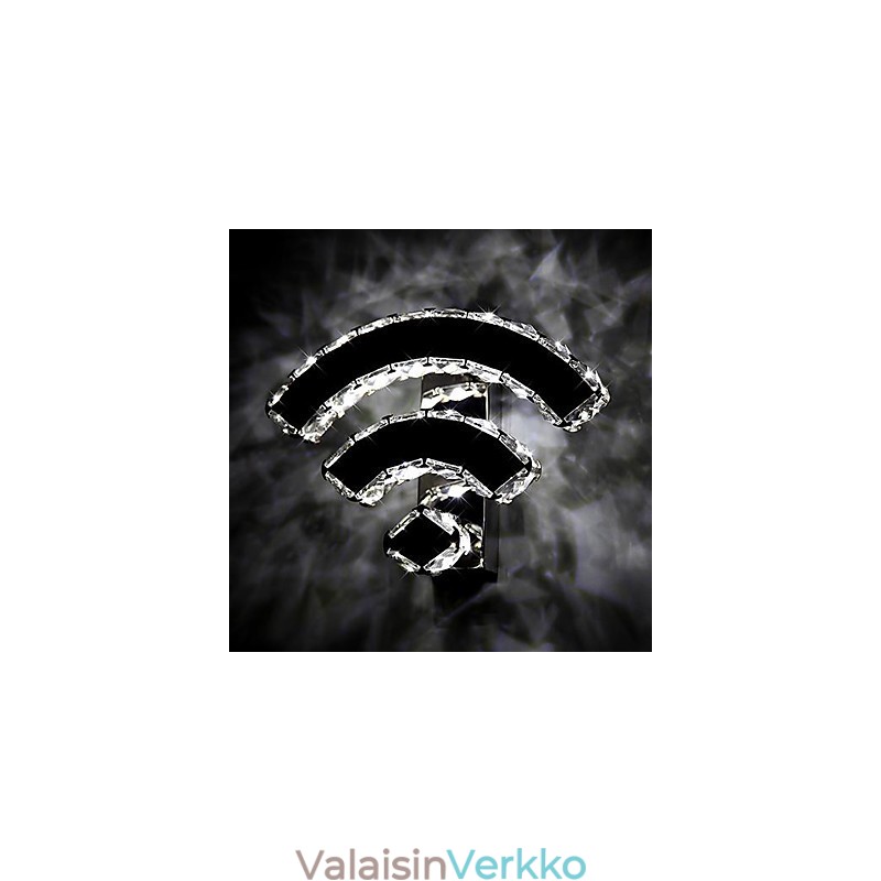 Kristalliset seinävalaisimet modernia nykymetallia
