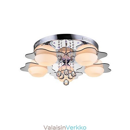 Kaukosäädin 5 valoa Blue Redss Modern kattovalaisin uppoasennus Kaukosäädin 5 valoa Blue Redss Modern kattovalaisin uppoasennus