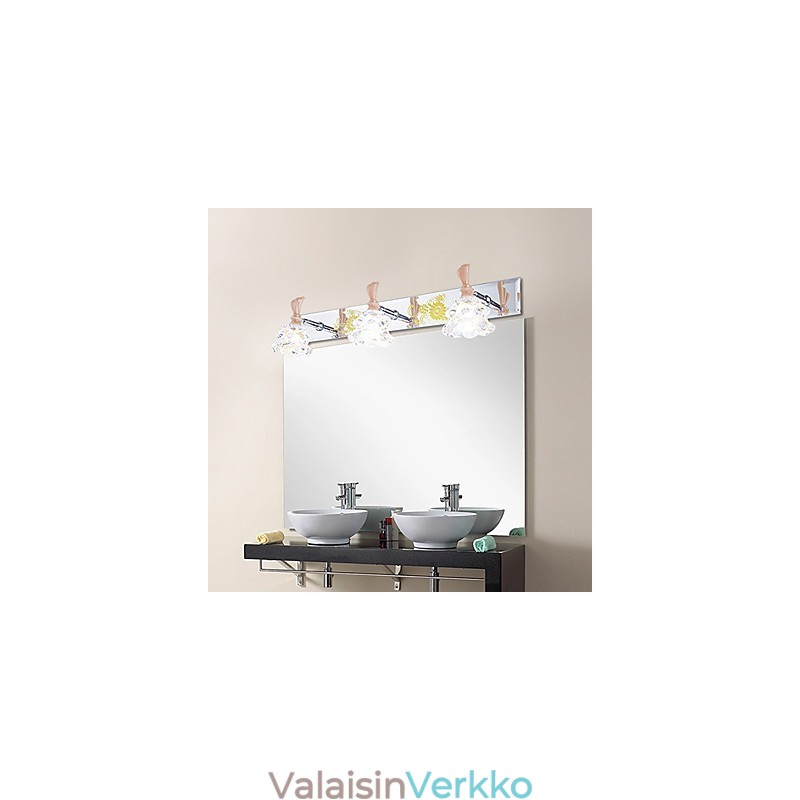 Seinälamput Kylpyhuoneen valaistus Moderni nykyaikainen metalli