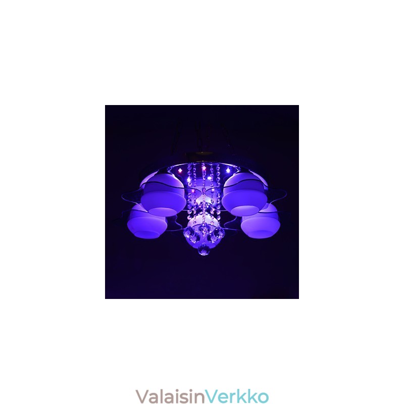 Kaukosäädin 5 valoa Blue Redss Modern kattovalaisin uppoasennus