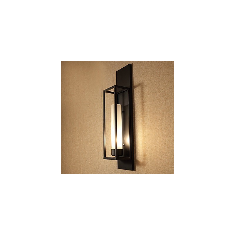 Seinävalot Seinälamput Rustic Lodge Metal ruokasali Makuuhuone Lukuhuone Metalli+lasi