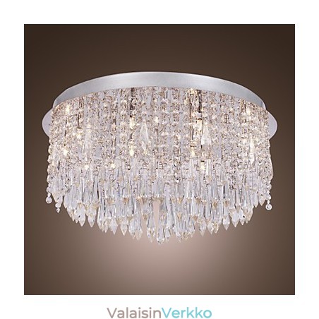 Moderni nykyaikainen Crystal Chrome uppoteline Moderni nykyaikainen Crystal Chrome uppoteline