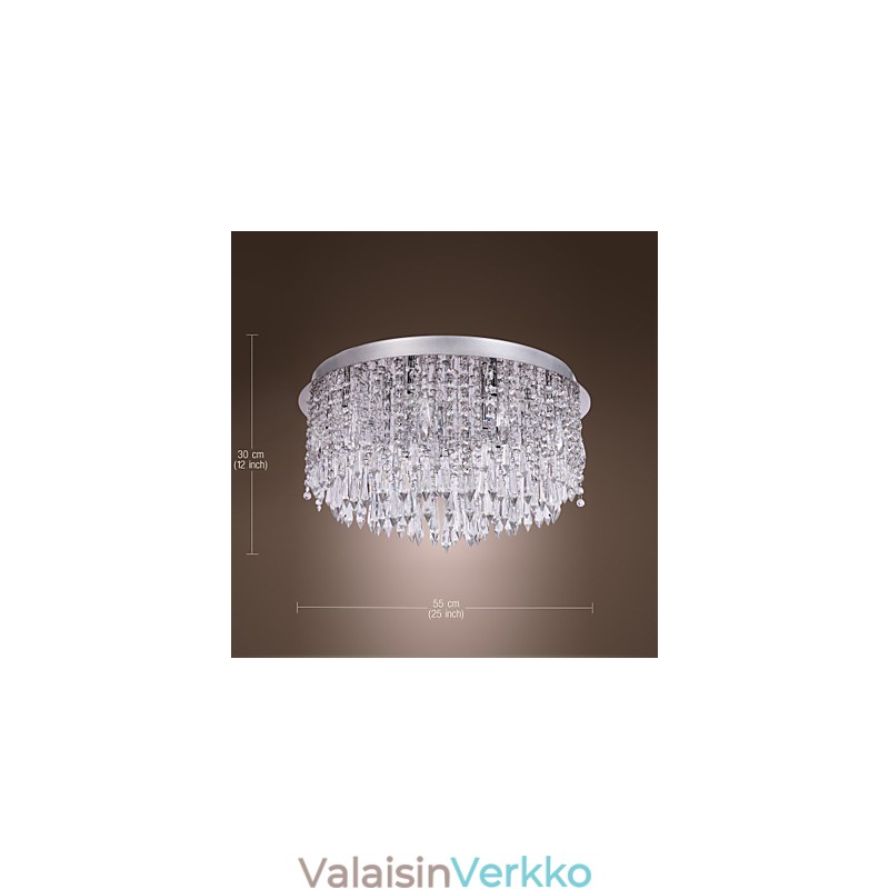 Moderni nykyaikainen Crystal Chrome uppoteline