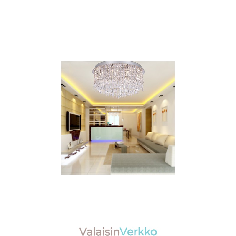 Moderni nykyaikainen Crystal Chrome uppoteline