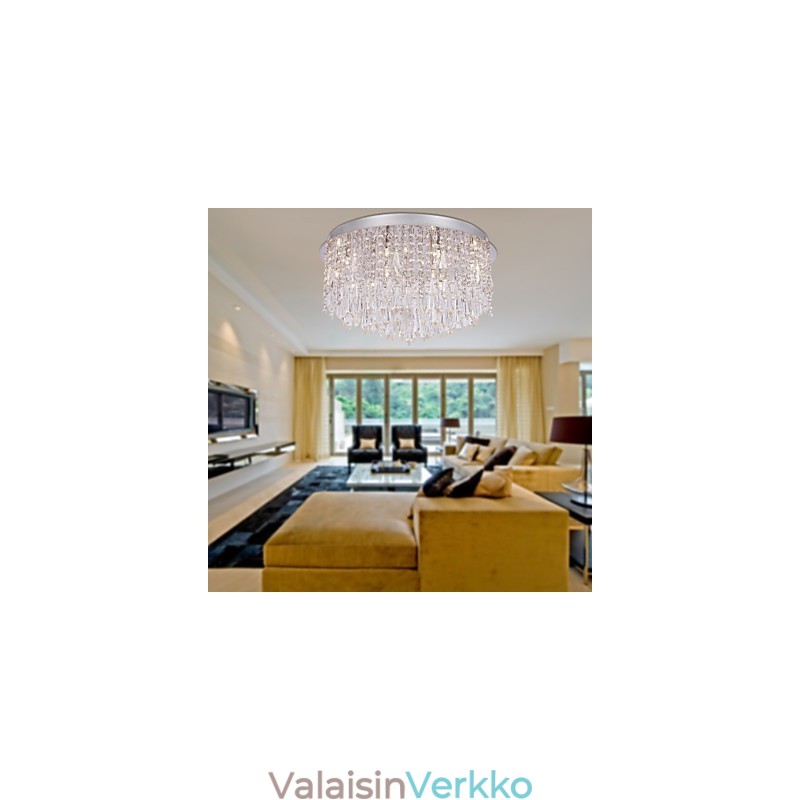Moderni nykyaikainen Crystal Chrome uppoteline