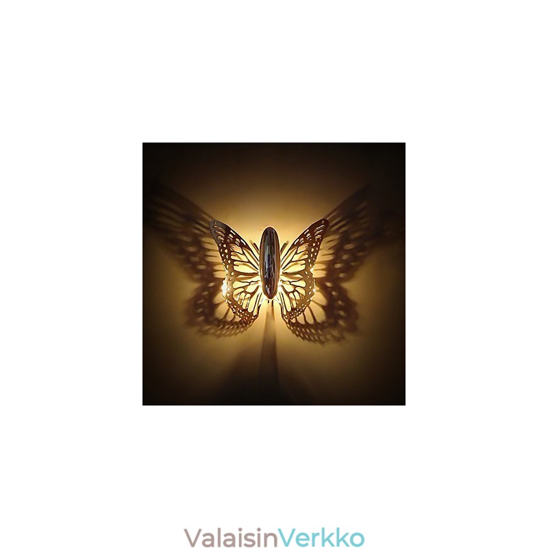 Uppoasennus seinävalaisimet Moderni nykyaikainen metalli