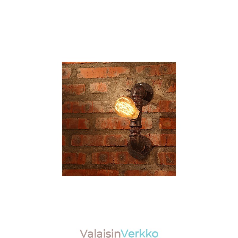 Retro seinävalaisimet Mini Style Rustic Lodge Metal