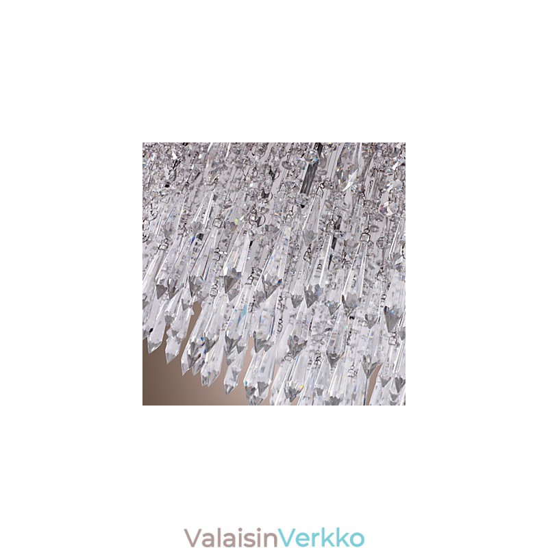 Moderni nykyaikainen Crystal Chrome uppoteline