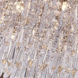 Moderni nykyaikainen Crystal Chrome uppoteline