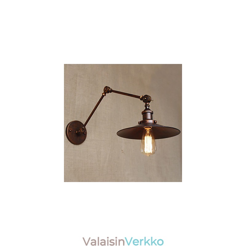 Seinälamput Swing Valot Lukeminen Seinävalot Mini Style Rustic Lodge Metal