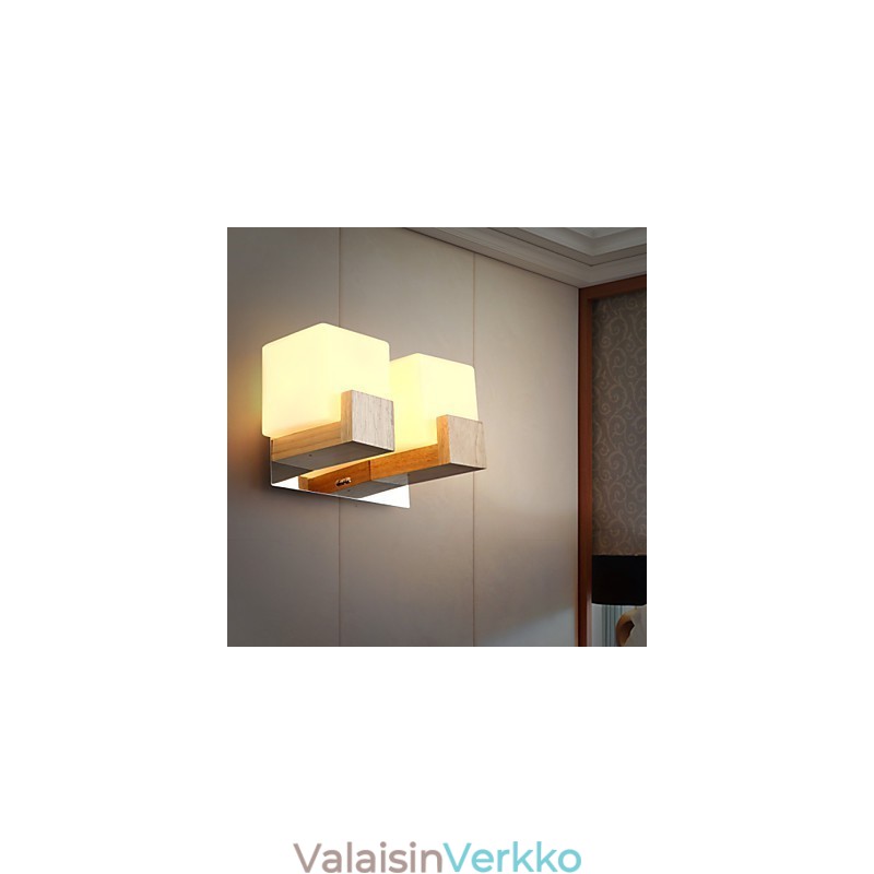 Seinävalaisimet Mini Style Modern Contemporary Wood Bamboo